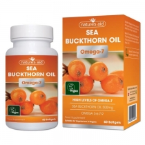 Natures Aid Sea Buckthorn Oil Omega-7 60 Softgels