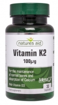 Natures Aid Vitamin K2 30 Capsules