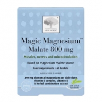 New Nordic Magic Magnesium Malate 800mg 60 Tablets
