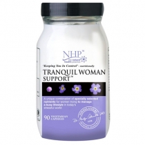 NHP Tranquil Woman Support 90 Vegan Capsules.