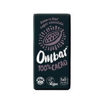 Ombar 100% Cacao Dark Chocolate Bar 70g