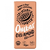 Ombar Coco Almond 60% Cacao Bar 70g