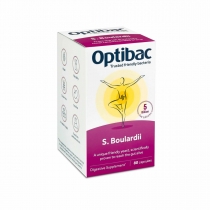 OptiBac Probiotics Saccharomyces Boulardii (80 Caps)