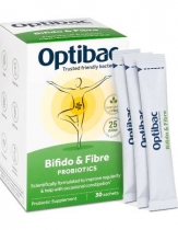 Optibac Bifido & Fibre Digestive Supplements 30 Sachets