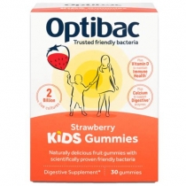 Optibac Probiotics Kids Gummies Strawberry 30 Gummies