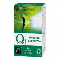 Qi Organic Green Tea (25 Tea Bags)