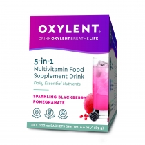 Oxylent Sparkling Blackberry Pomegranate Flavour 30 Sachets