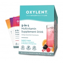 Oxylent 5-in-1 Multivitamin Supplement Drink Variety Pack 30 x 0.18oz