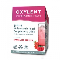 Oxylent Sparkling Berries Flavour 30 Sachets/Servings Pack
