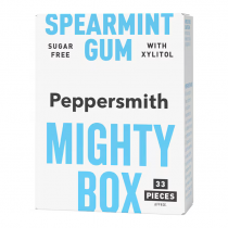 Peppersmith Spearmint Gum Mighty Box 33 Pieces