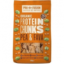 Pro Fusion Organic Protein Chunks Pea & Fava 125g