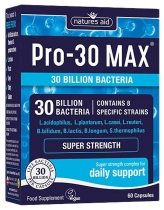 Natures Aid Pro-30 Max (30 Billion Bacteria) 60 Caps