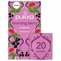 Pukka Organic Morning Berry 20 Herbal Tea Sachets