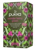 Pukka Wonder Berry Green 20 Herbal Tea Sachets 