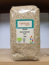 Rainbow Organic Brown Basmati Rice 1kg