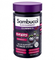 Sambucol Black Elderberry Gummes For Kids - 30 Gummies