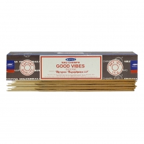 Satya Nag Champa Good Vibes Agarbatti Pack of 12 Incense Sticks Box 15 gms Each