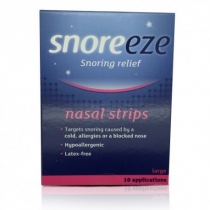 Snoreeze Snoring Relief Nasal Strips Large 10 Applications