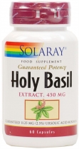 Solaray Holy Basil 450mg (60 Vegan Capsules)