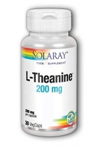 Solaray L-Theanine 200mg 30 Veg Capsules