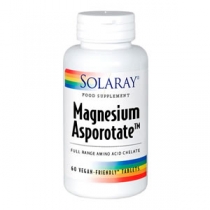 Solaray Magnesium Asporotate 60 Vegan Friendly Capsules