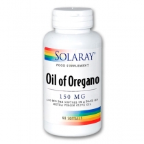 Solaray Oil of Oregano 60 Softgels