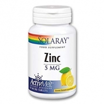 Solaray Zinc 5mg ActiveMelt Sweet Lemon