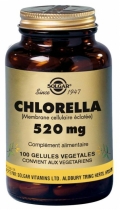 Solgar Chlorella 520mg 100 Vegetable Capsules