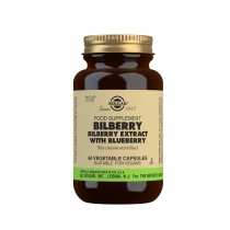 Solgar Bilberry Berry Extract With Blueberry 60 Vegetarian Capsules