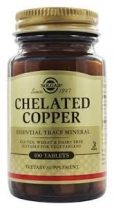 Solgar Chelated Copper 100 Tablets