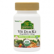 Source of Life Garden Vit D3 & K2 60 Vegan Capsules