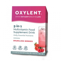 Oxylent Sparkling Berries Flavour 7 Sachets