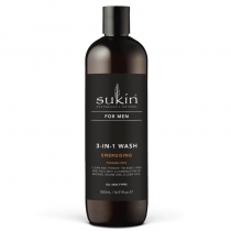 Sukin 3-in-1 Energising Wash for Men 500ml