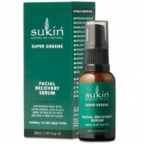 Sukin Super Greens Facial Recovery Serum 30ml