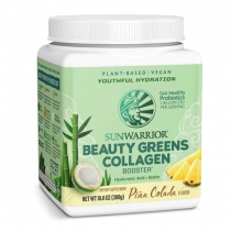 Sunwarrior Beauty Greens Collagen Booster Pina Colada Flavor 300g