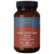 Terranova Alpha Lipoic Acid 300mg Complex 50 Vegetarian Capsules 