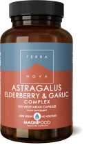 Terranova Astragalus Elderberry & Garlic Complex 100 Vegetarian Capsules