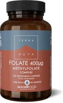 Terranova Folate 400ug Methylfolate Complex 100 Vegetarian Capsules