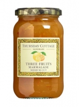 Thursday Cottage Handmade Three Fruits Marmalade Medium Cut 454g