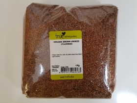 True Foods Organic Brown Linseed (1kg)