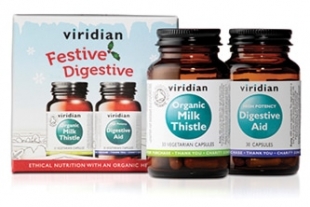 Viridian Festive Digestive (Organic Milk Thistle & High Potency Digestive Aid) 