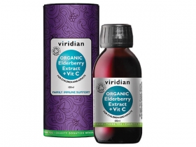 Viridian Organic Elderberry Extract + Vitamin C 100ml