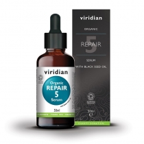 Viridian Organic Repair 5 Serum with Black Seed Oil 50ml