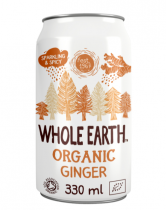 Whole Earth Organic Sparkling Ginger 330ml 