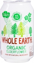 Whole Earth Organic Sparkling Elderflower Drink 330ml