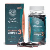 Wild Atlantic Ocean Pure Omega 3 2000mg 60 Softgels