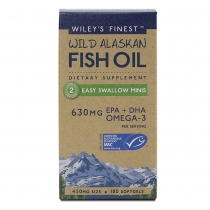 Wiley's Finest Wild Alaskan Fish Oil Easy Swallow Minis