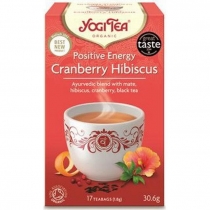 Yogi Tea Organic Positive Energy Cranberry Hibiscus 17 Teabags
