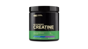 Optimum Nutrition Micronised Creatine Powder Blue Raspberry Flavour 247.5g