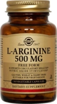 L-Arginine 500 mg Vegetable Capsules